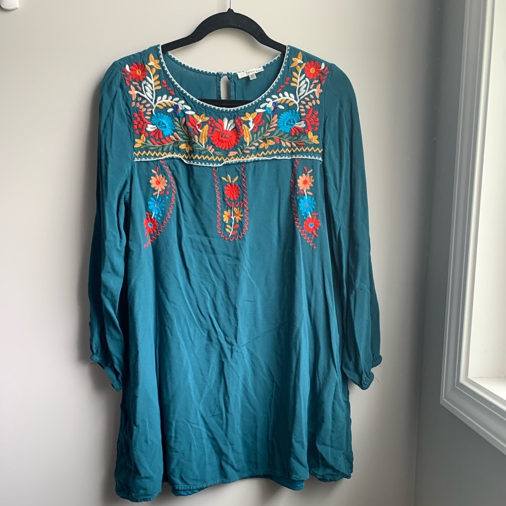 Boutique Teal Dress